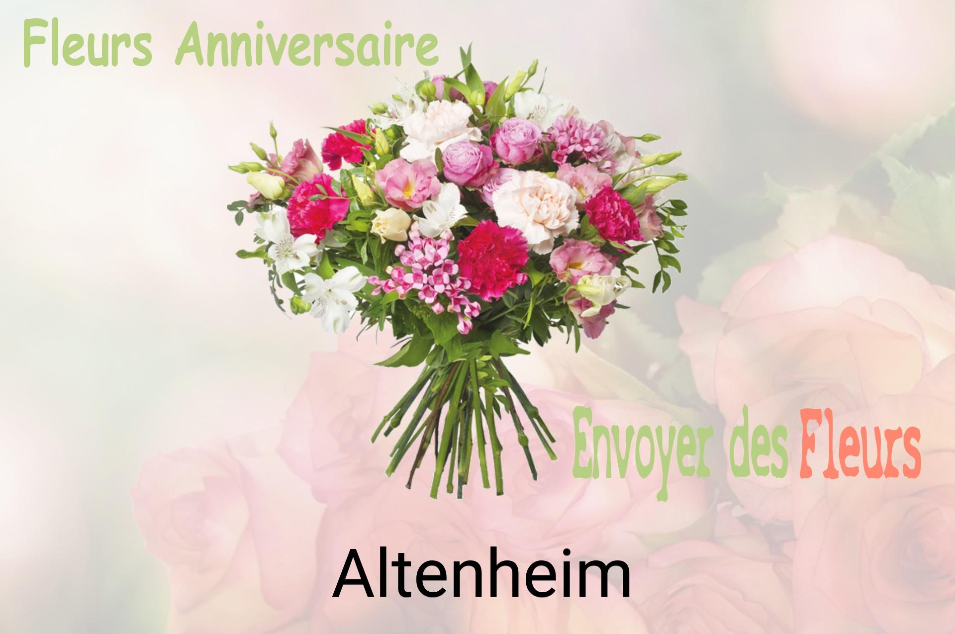 Bouquet de fleurs d’anniversaire livré à Altenheim