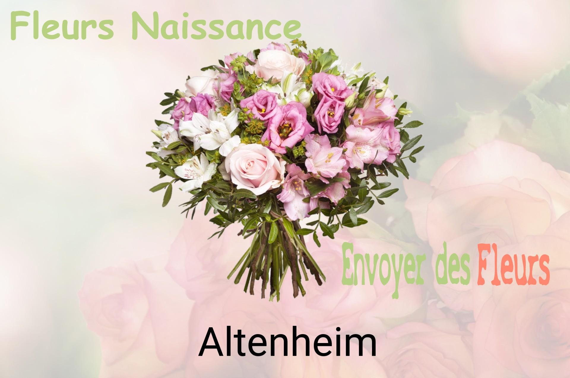 Bouquet de fleurs de naissance livré à Altenheim